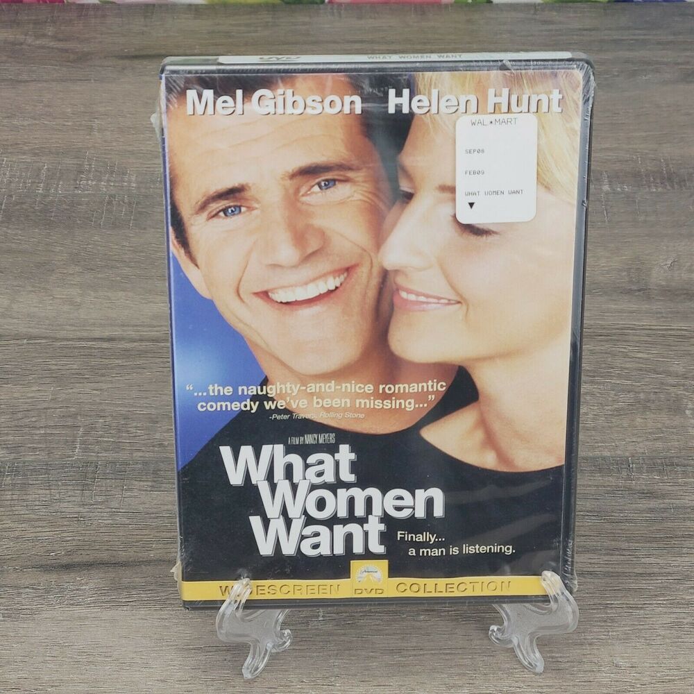 What Women Want (DVD, 2001, Widescreen) Mel Gibson Helen Hunt New